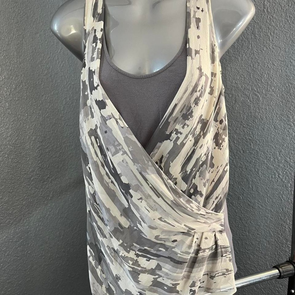 Layered DKNY sleeveless blouse